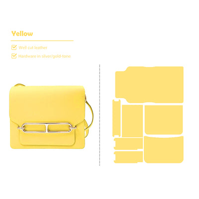 Yellow Roulis Bag DIY Kit | Leather Kits for Sale - POPSEWING®