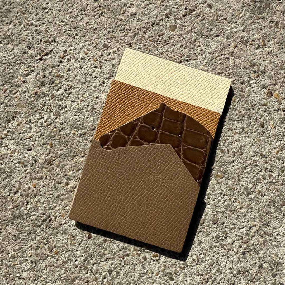 POPSEWING® Full Grain Leather Horse Slim Card Holder DIY Kits