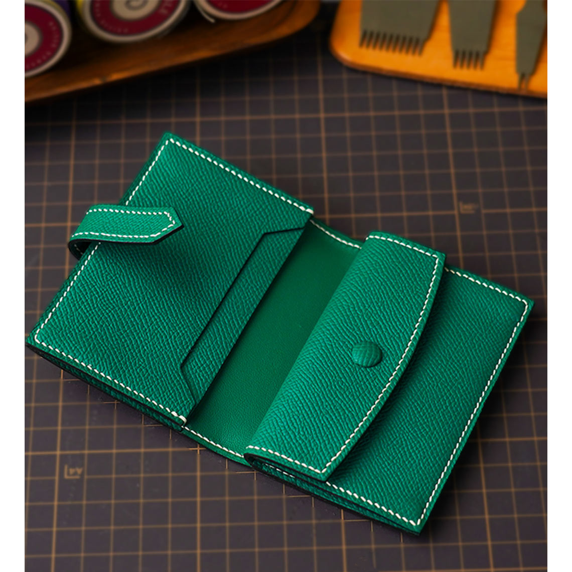 Bearn Coin Wallet Leather DIY Kits | Homemade Crafts for Beginners ...