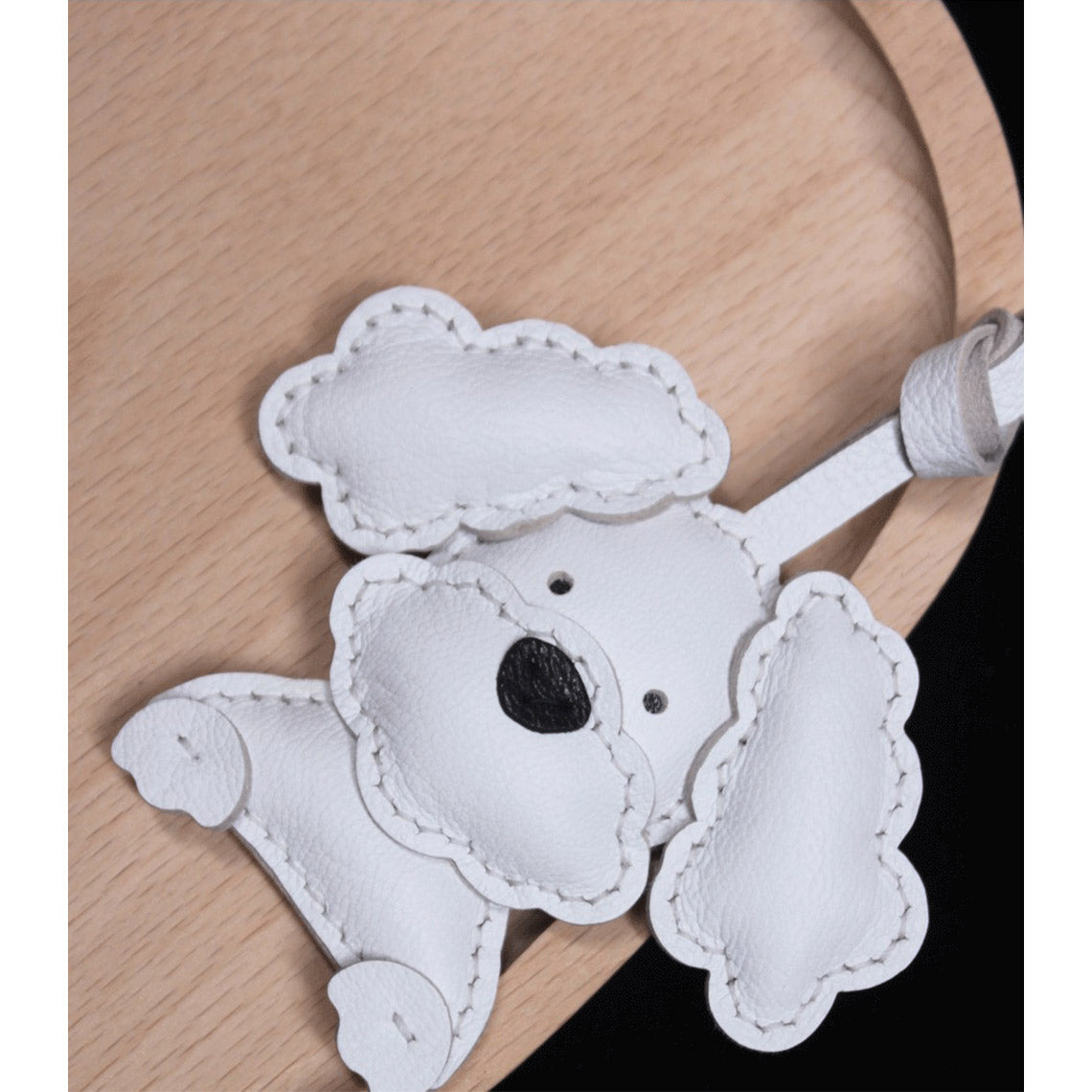 POPSEWING® Sheep Leather Flap Ears Dog Keychain DIY Kits
