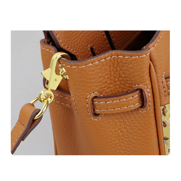 POPSEWING® Top Grain Leather Dustbag Recycle Platinum Bag DIY Kit