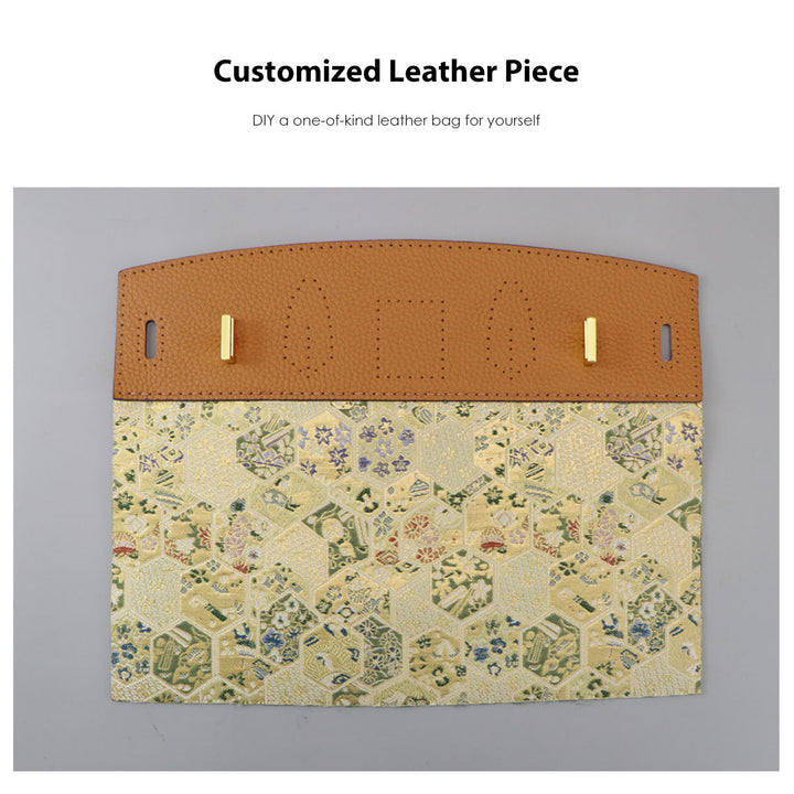 POPSEWING® Top Grain Leather Dustbag Recycle Platinum Bag DIY Kit