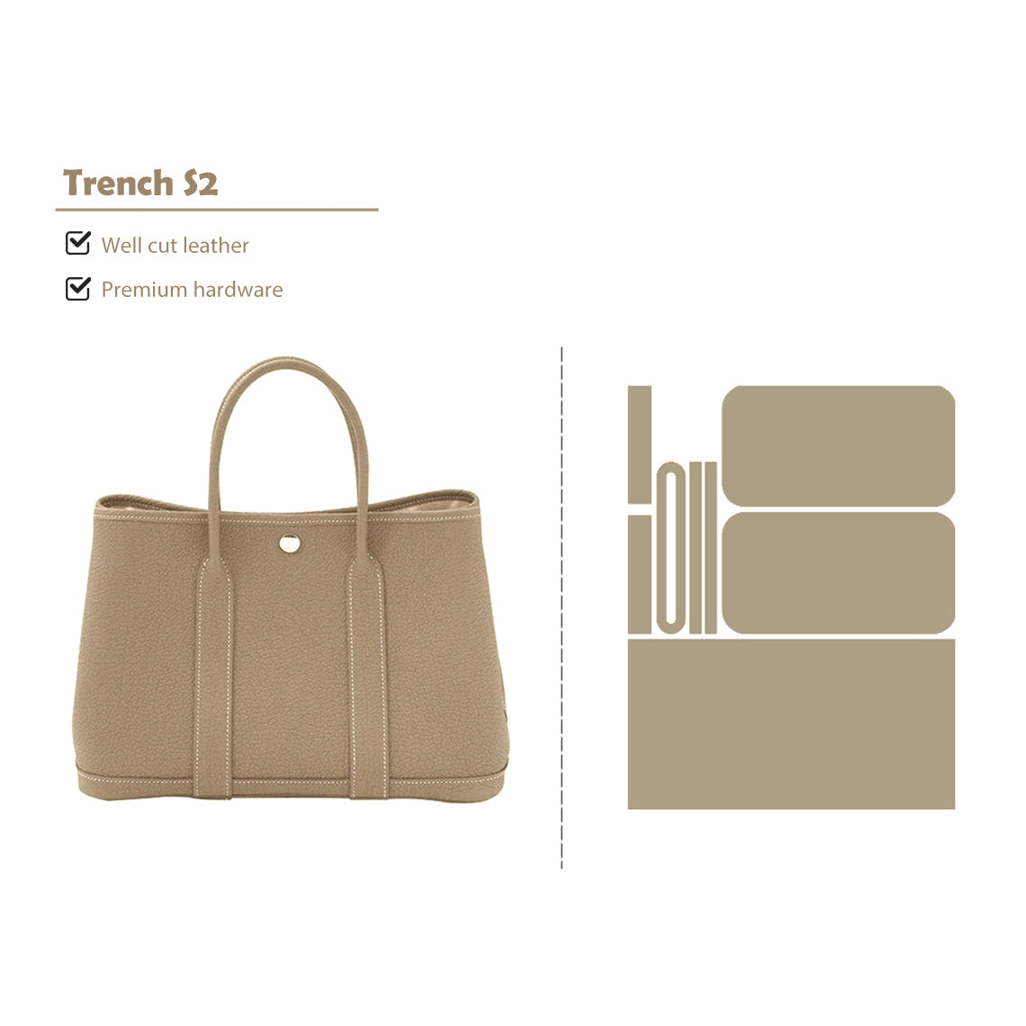 Designer DIY Handbag Leather Kit | Leather Bag Making Project