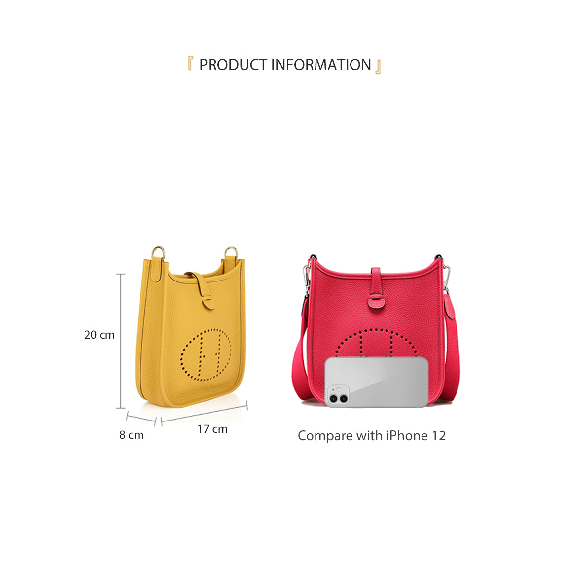 Evelyne Bag Size | Inspired Hermes Bag DIY Kit  | POPSEWING®