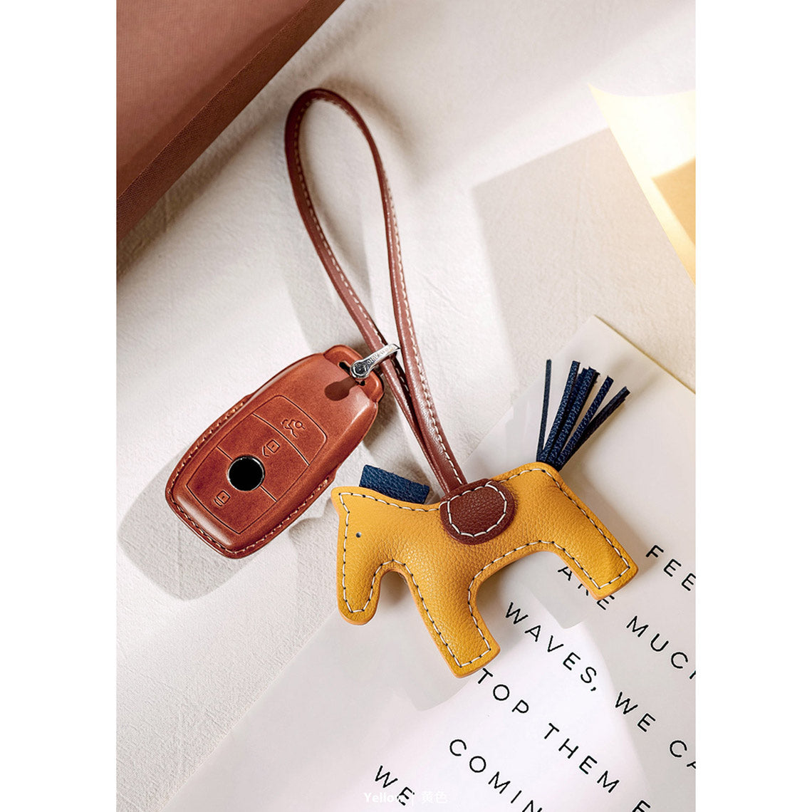 Leather Rodeo Horse Bag Charm DIY kit - Make a Horse Charm