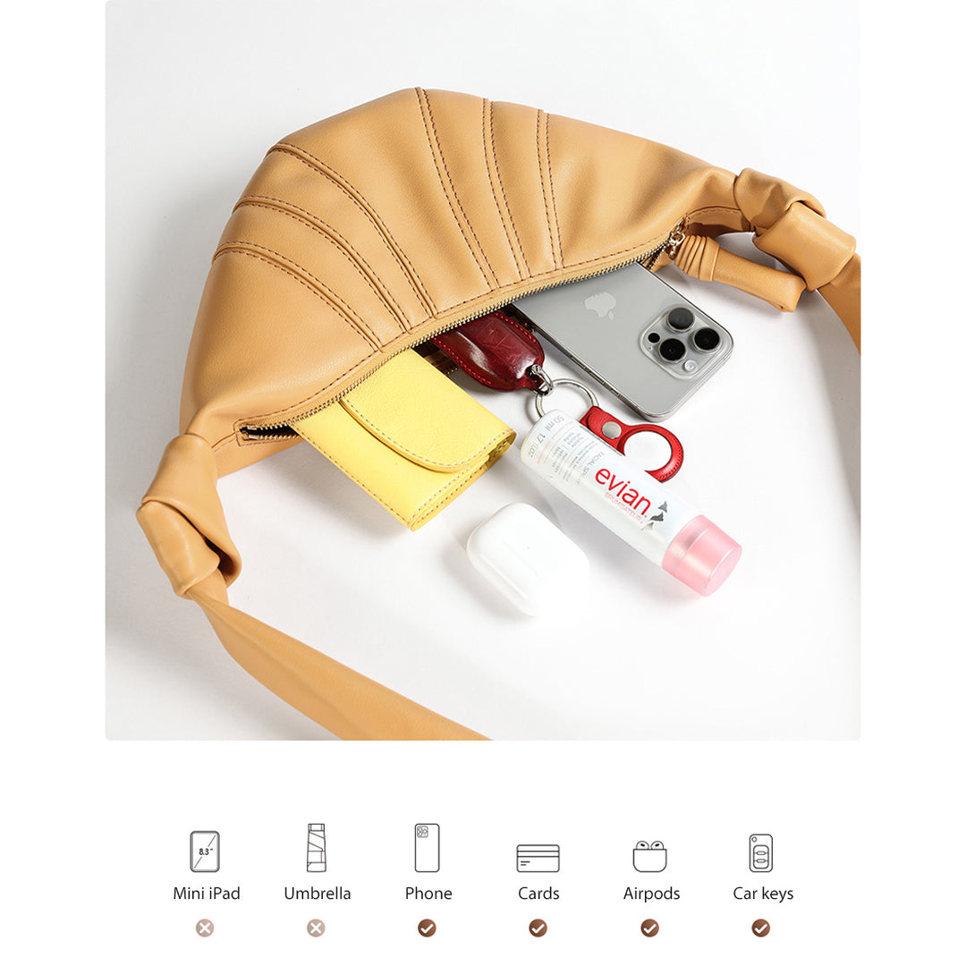 POPSEWING® Leather Croissant Shoulder Bag DIY Kit