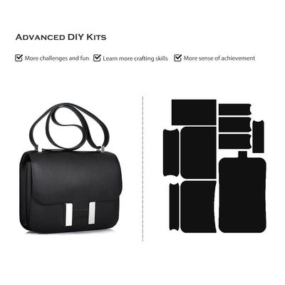DIY Leather Bag Kit | Advanced Leather Project Designer Bag - POPSEWING®