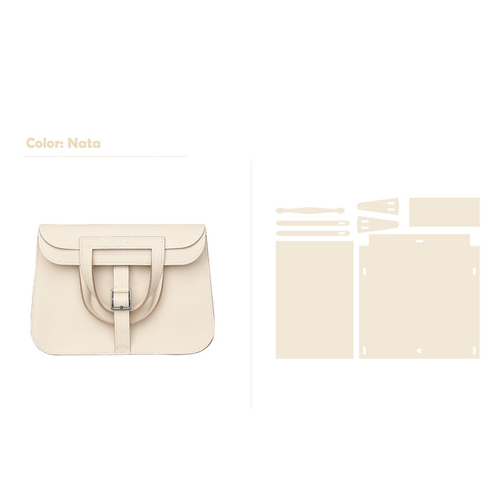 POPSEWING® Full Grain Leather Inspired Mini Horseshoe Bag - Advanced DIY Kits