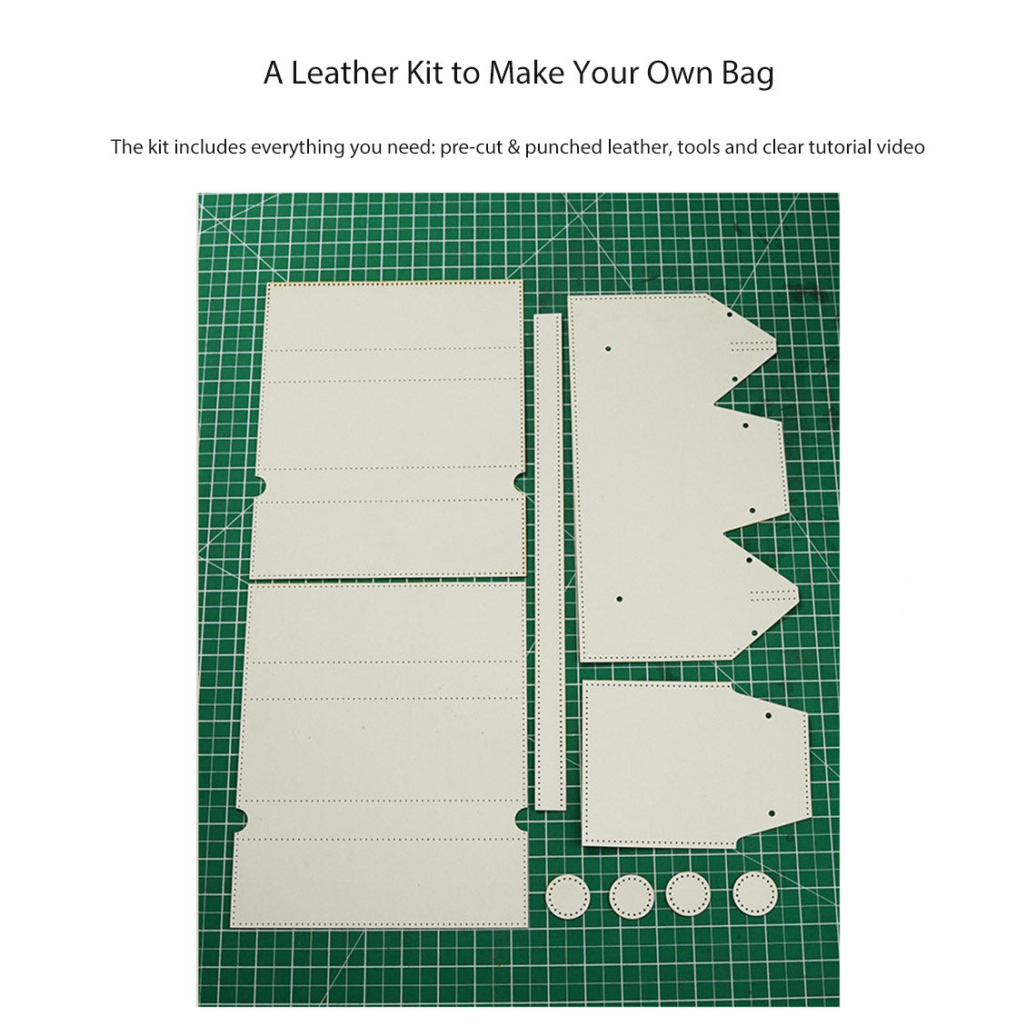 DIY Bag Kit Pattern for Beginners | Leather Bag Kit Projects - POPSEWING®