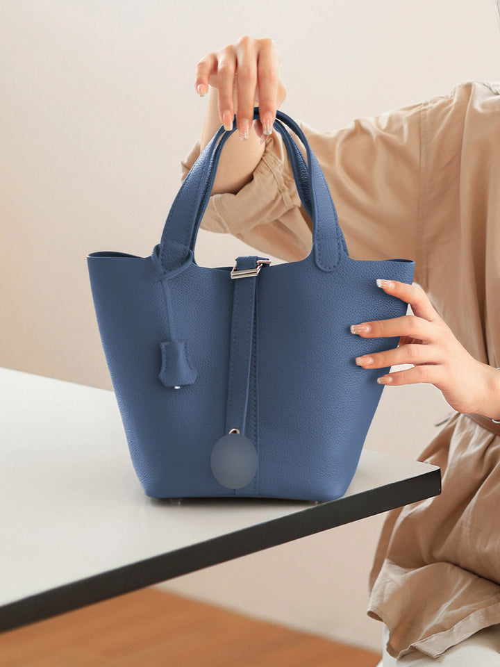 POPSEWING® Top Grain Leather Lady Picotion Lock Totes Bag DIY Kit - Price Drop at Checkout