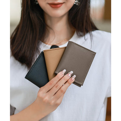 DIY Leather Wallet | Handmade Bifold Wallet Brown, Black and Taupe - POPSEWING®