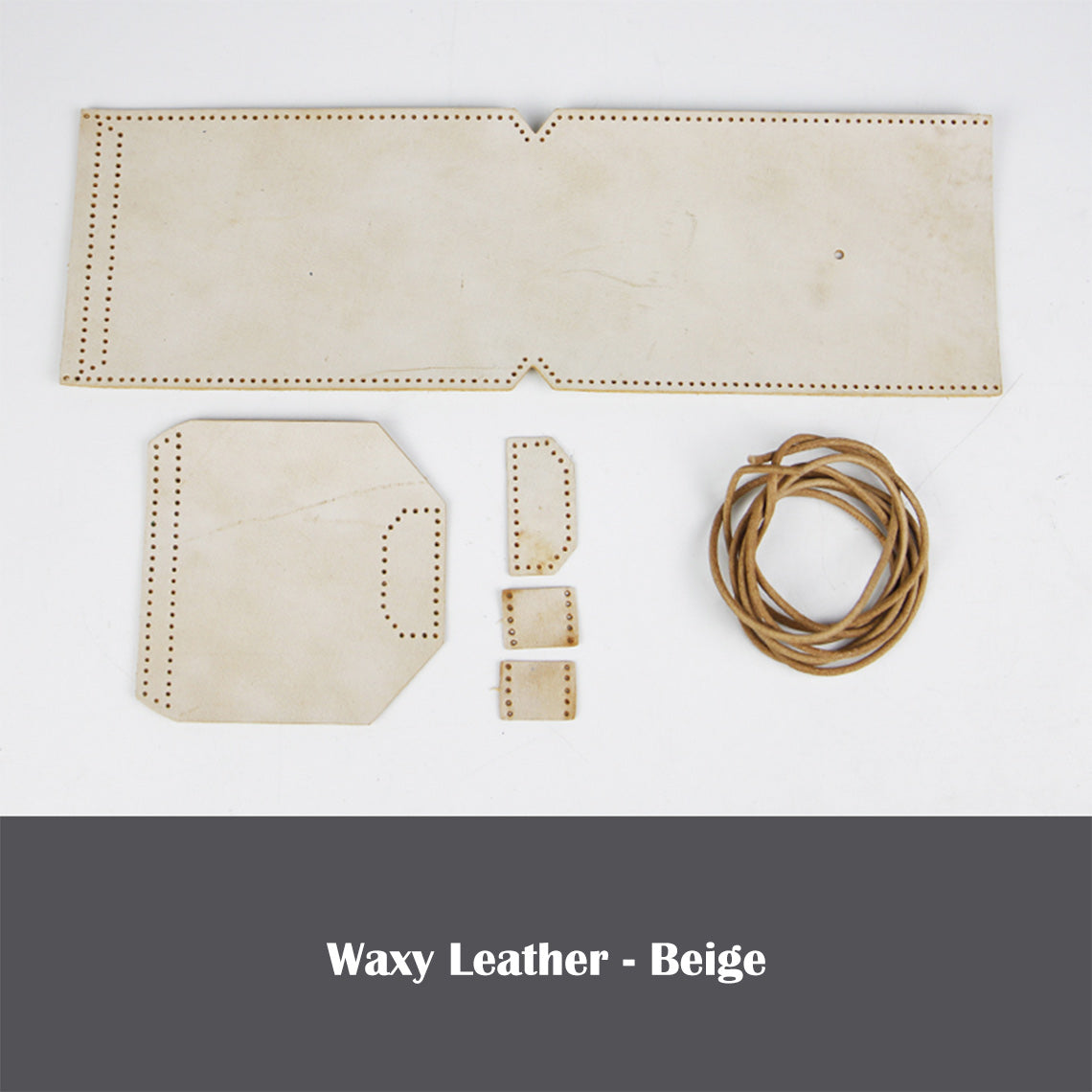 Beige Leather Phone Bag Kit | DIY Bag Kits - POPSEWING®