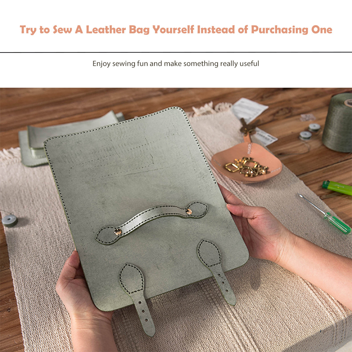Leather Bag Making Kits | Sewing Leather Bags - POPSEWING®
