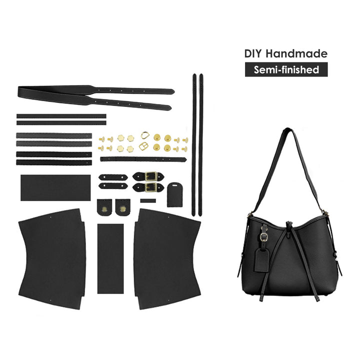 POPSEWING® Top Grain Leather Inspired Carry Shoulder Bag DIY Kit