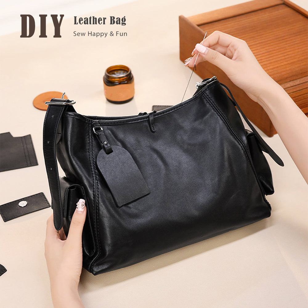 DIY Leather Bag Kit | Leather Bag Sewing Project for Beginners - POPSEWING®