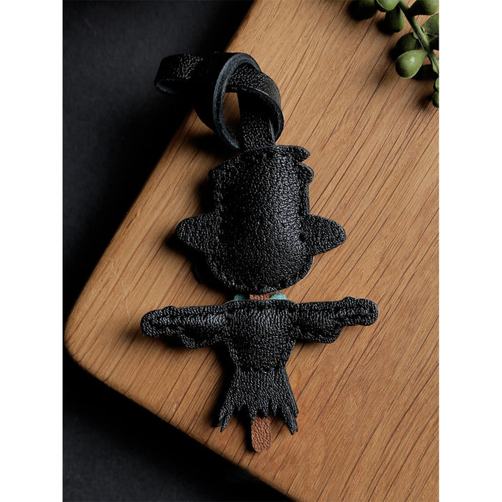 Scarecrow Leather Keychain Charm DIY Kits - POPSEWING®