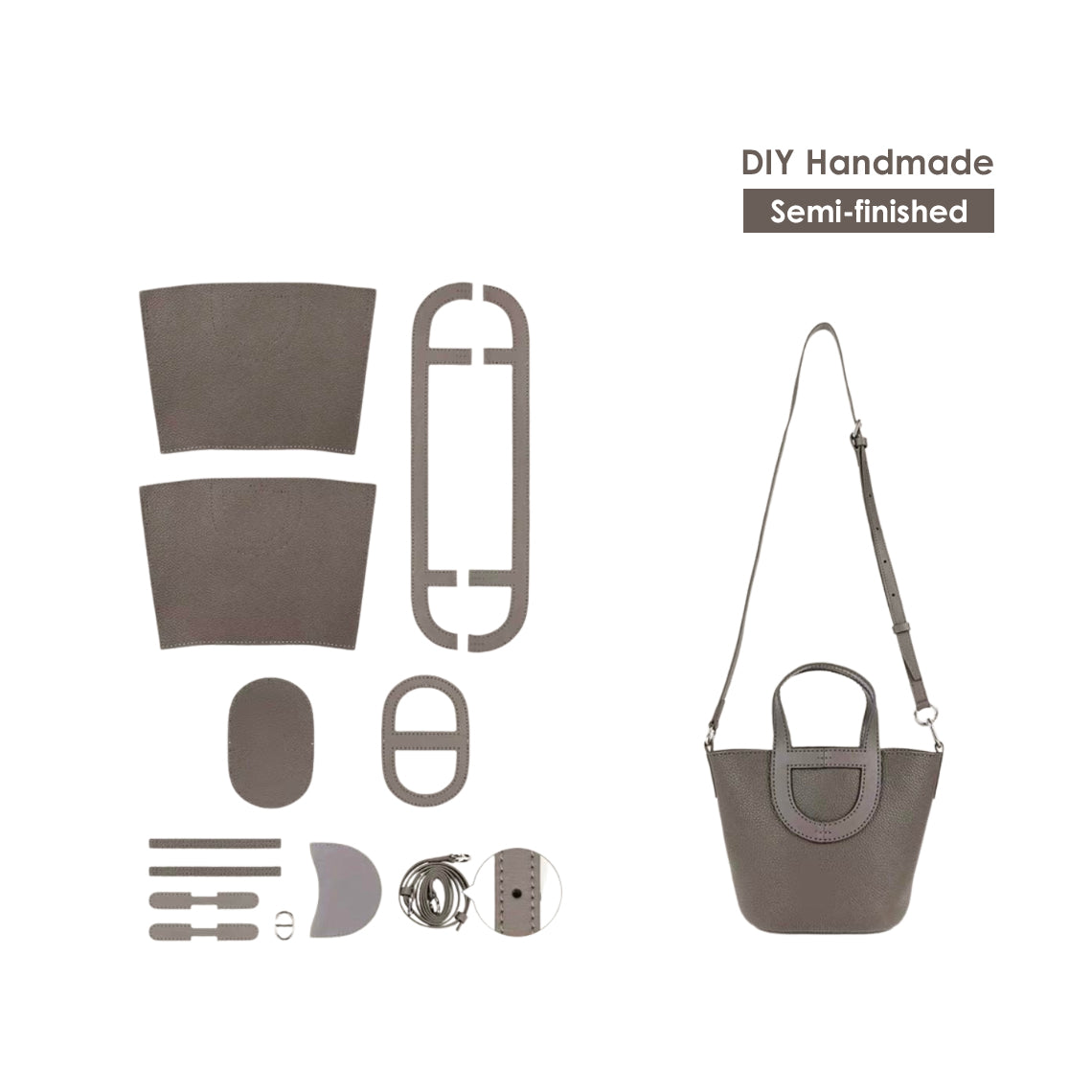 DIY In-The-Loop Bag Making Kit | Leather Bag Sewing Kits - POPSEWING®