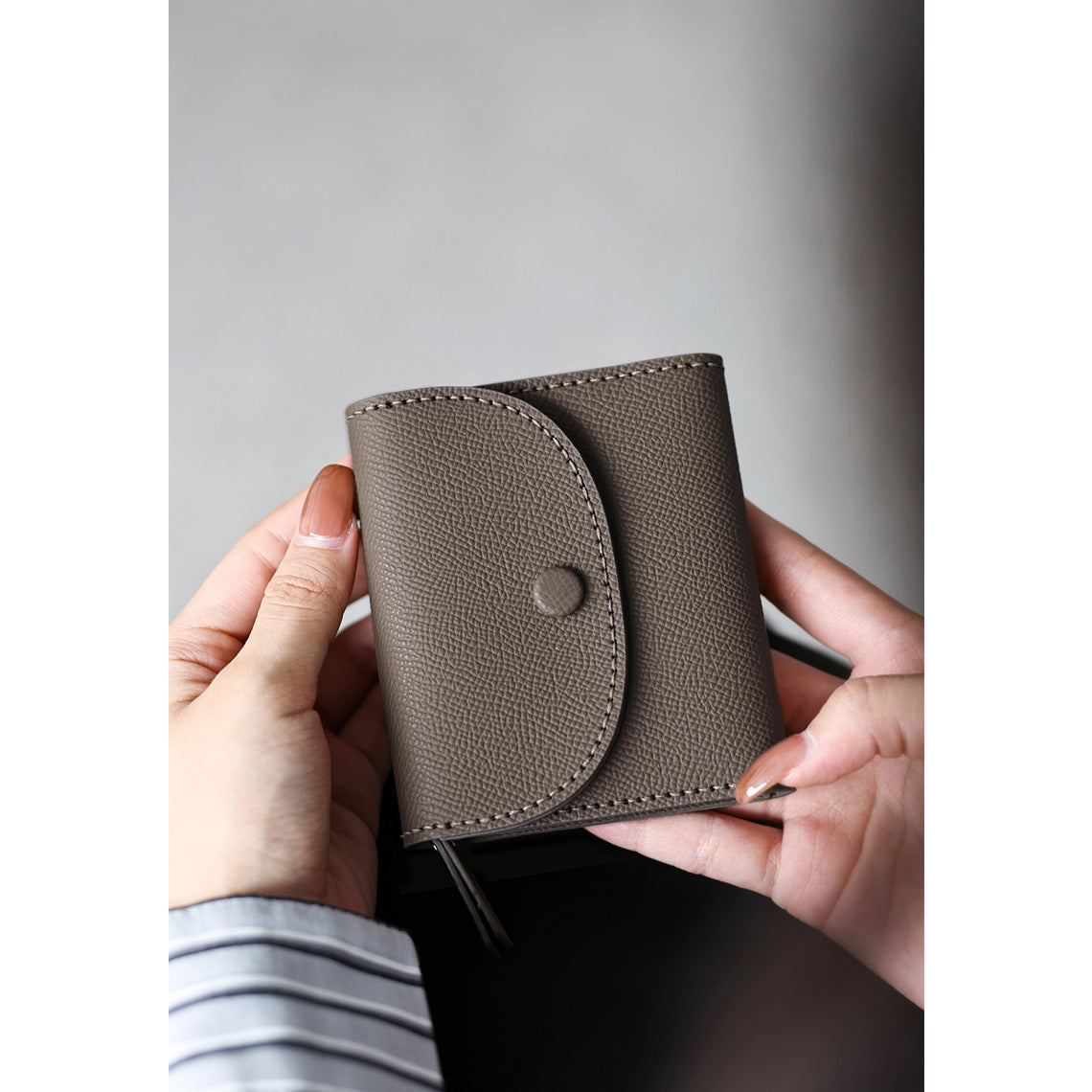 POPSEWING® Top Grain Leather Compact Coin Purse DIY Kits