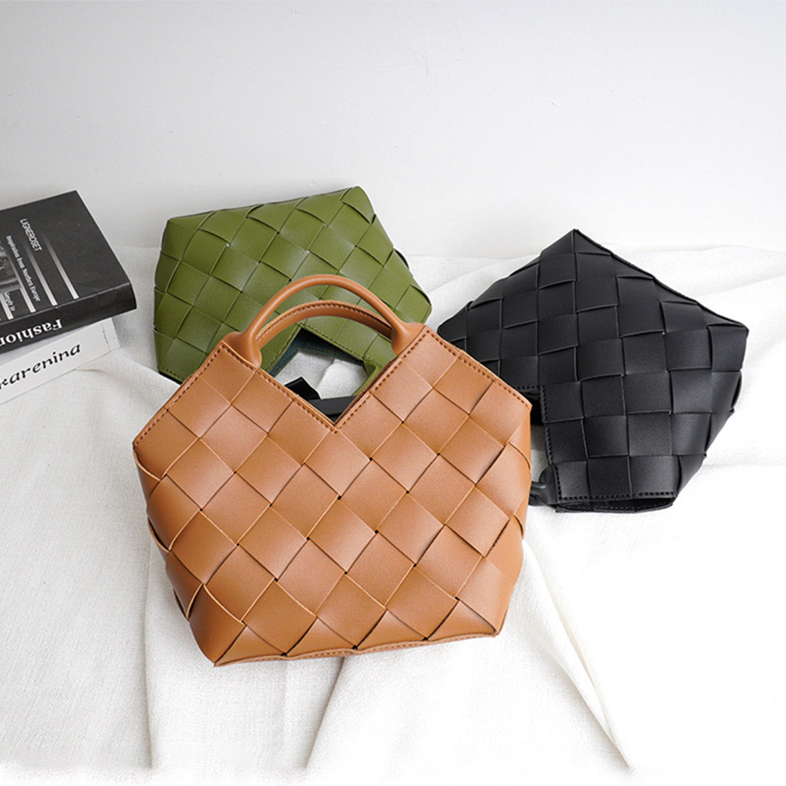 POPSEWING® Vegan Leather Woven Handbag DIY Kit