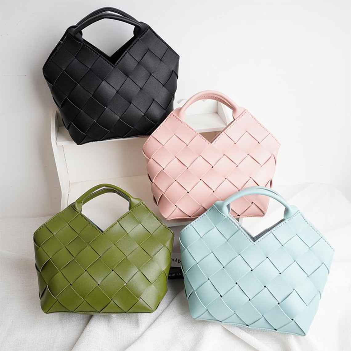 POPSEWING® Vegan Leather Woven Handbag DIY Kit
