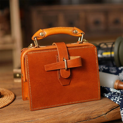 DIY Handbag Kit | Vegetable Tanned Leather Handbag Brown - POPSEWING®