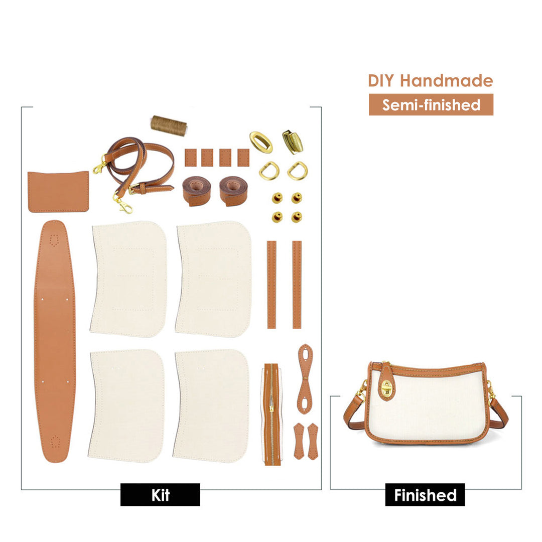 POPSEWING® Leather Dustbag Recycle Crossbody Bag DIY Kits