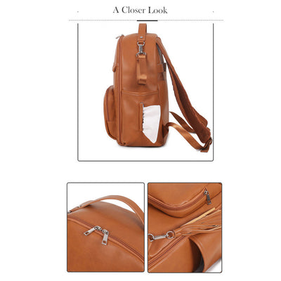 Faux Leather Diaper Bag | Price Drop at Checkout
