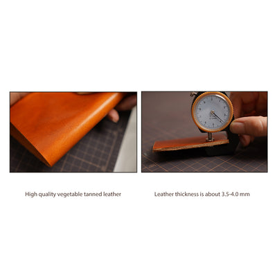 Vegetable Tanned Leather Thick Leather to Make Leather Kits - POPSEWING®