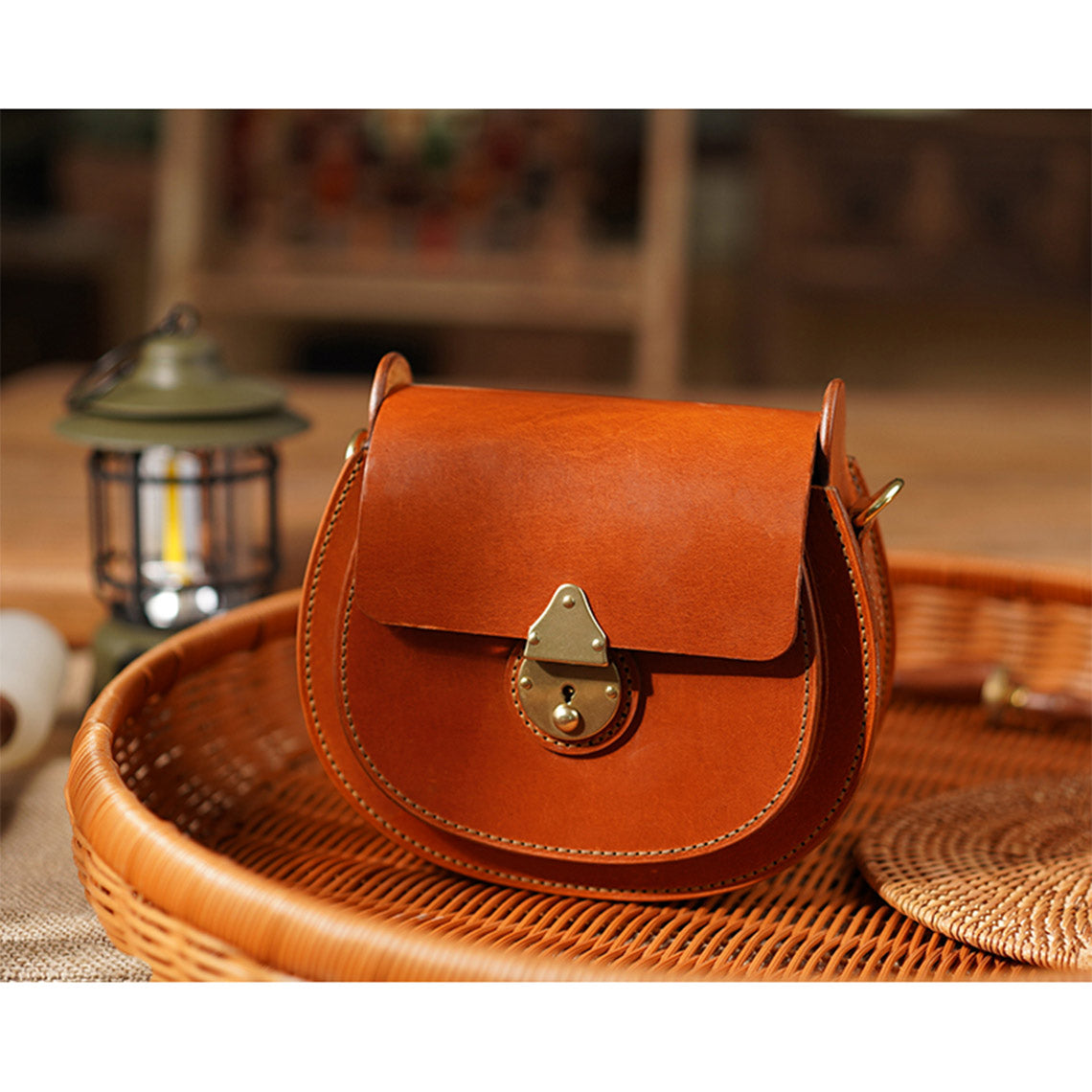 Brown Saddle Bag | Leather Kit | POPSEWING®