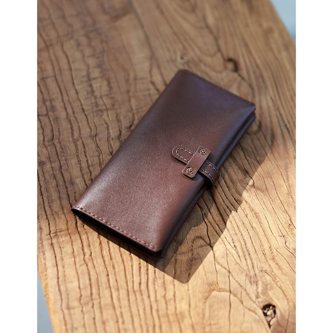 POPSEWING® Top Grain Leather Mens Strap Long Wallet DIY Kit