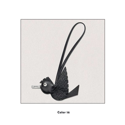 Hermes Birdy Charm All Black Exotic Croc | Make It Your Own Kits - POPSEWING®
