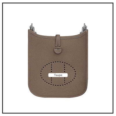 Taupe Evelyne Bag | DIY Hermes Bag Leather Kit - Mini Size | POPSEWING®