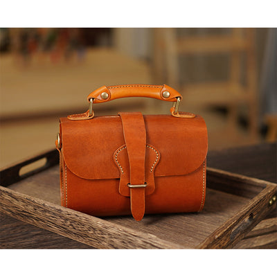 Brown Leather Handbag DIY Making | How to Make Your Own Bag