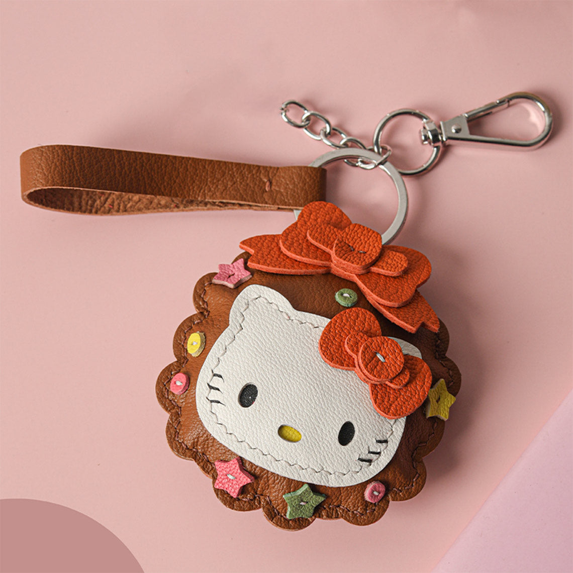 ［中古］Kenshiro keychain ショップ　⭐︎ぴよ出品 POPSEWING® Sheep Leather Christmas Vibe Kitty Keychain DIY Kit