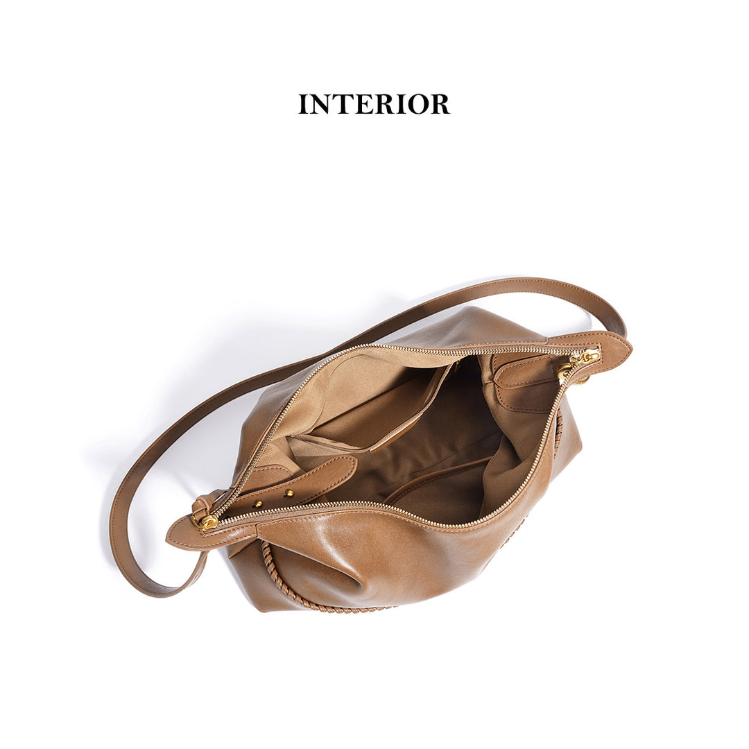 Leather Women Hobo Shoulder Bag