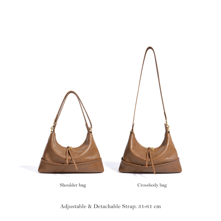 Leather Women Hobo Shoulder Bag