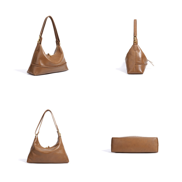 Leather Women Hobo Shoulder Bag