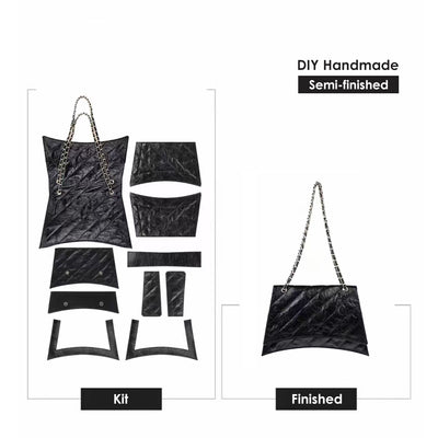 DIY Bag Kit Leather | Inspired Crush Hourglass Bag - POPSEWING®
