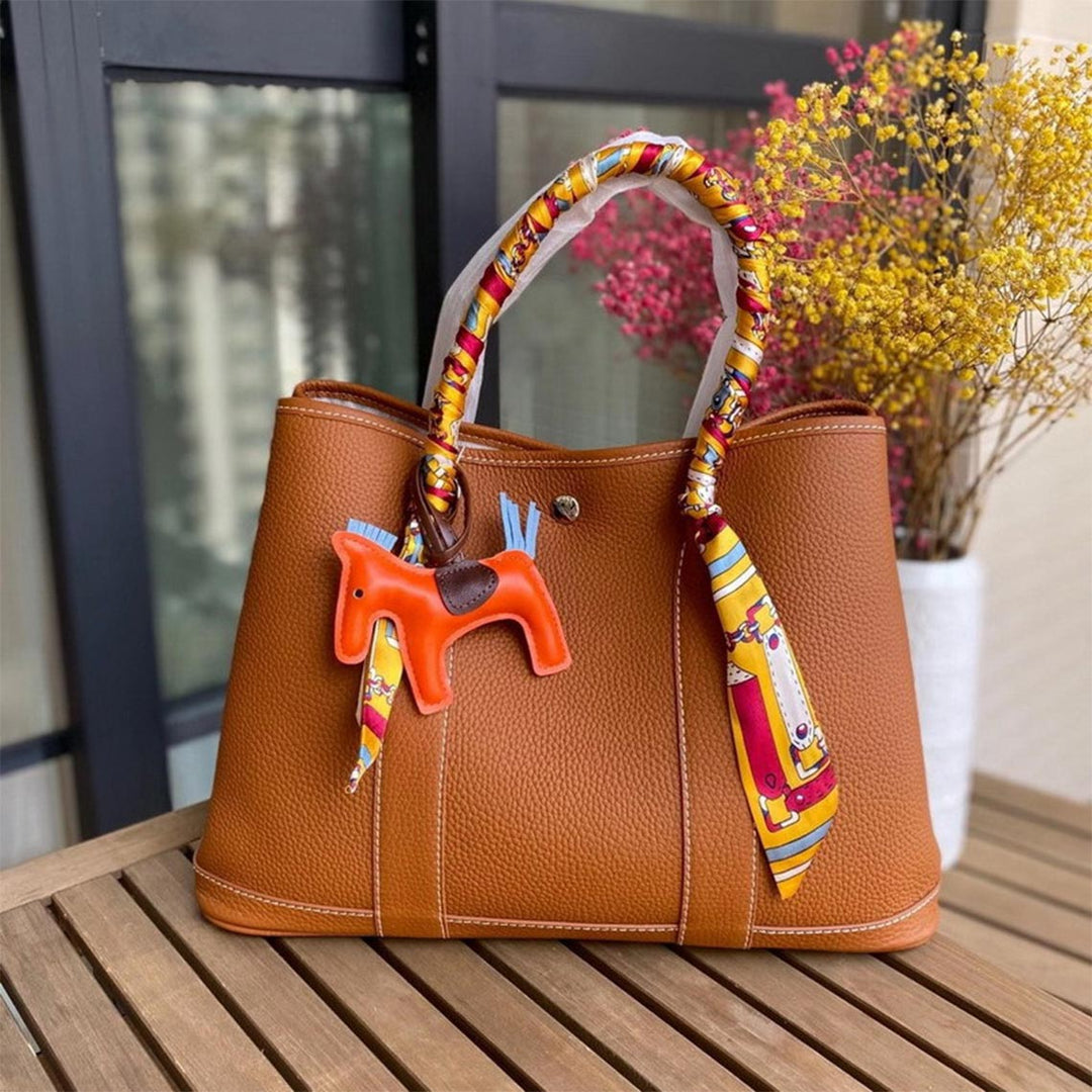 Top Grain Leather Inspired Garden Handbag