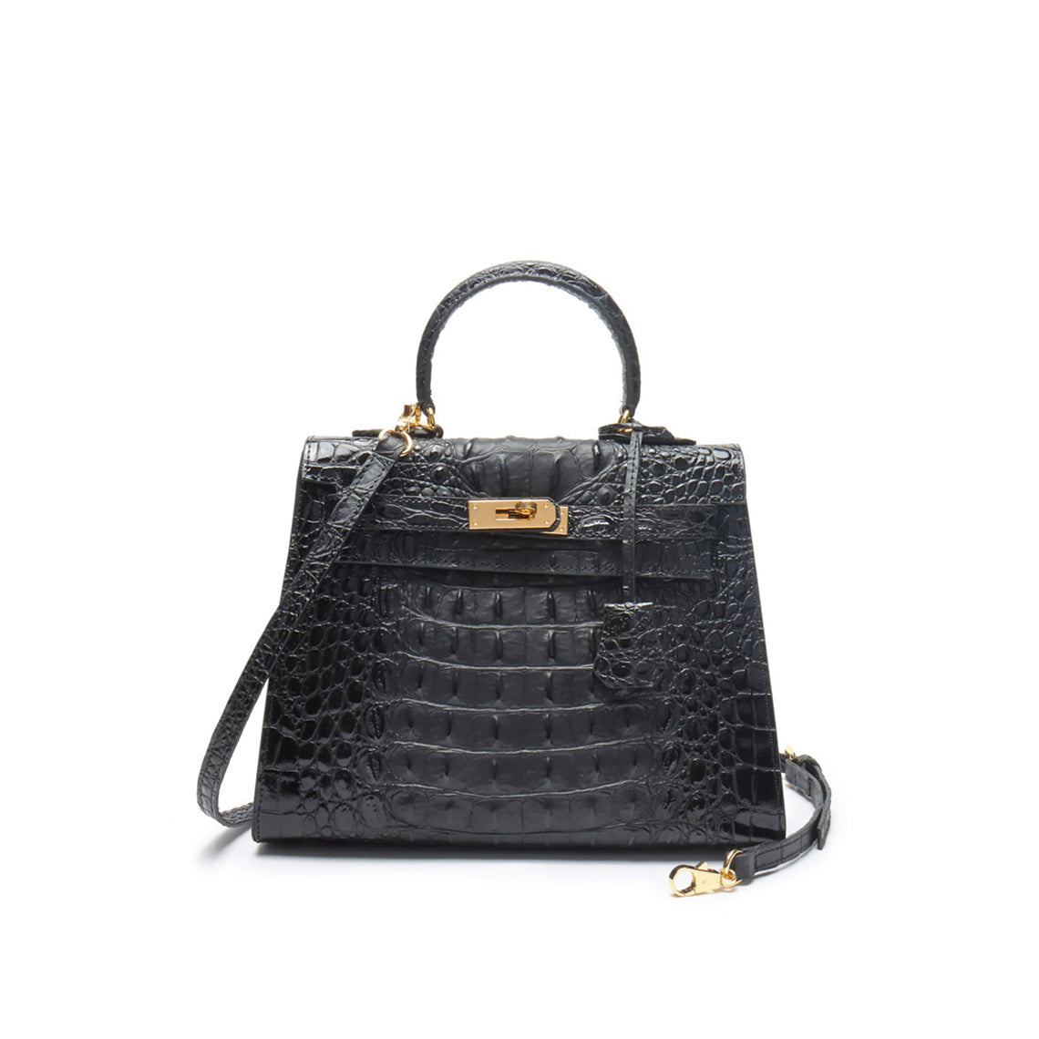 Black Leathe Handbag Crossbody Bag | Women Designer Bags