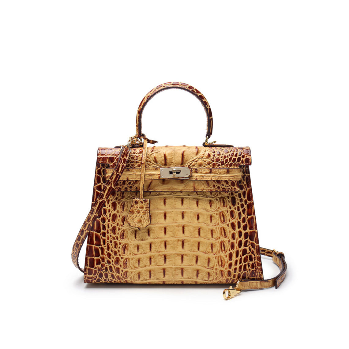 Brown Inspired Kelly Bag | Style Leather Handbag