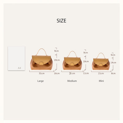 Designer Smile Tote Bag DIY Leather Kits Size - Mini & Medium & Large