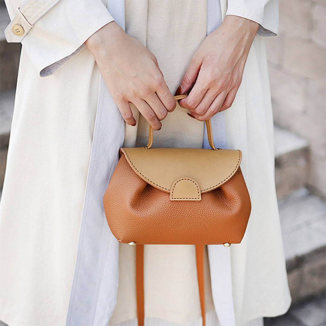 Inspired Smiley Bag DIY Kits Genuine Leather Bag Making Kits