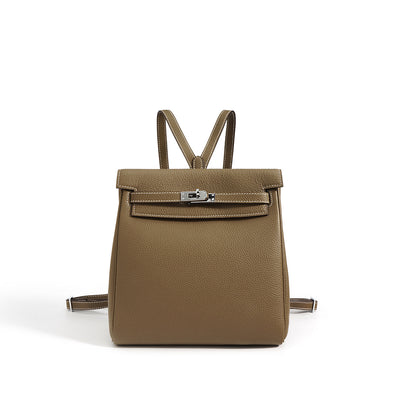 Top Grain Leather Inspired Kelly Backpack