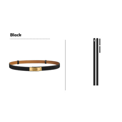 Black Kelly Belt | Belt DIY Leather Kit for Beginners - POPSEWING®