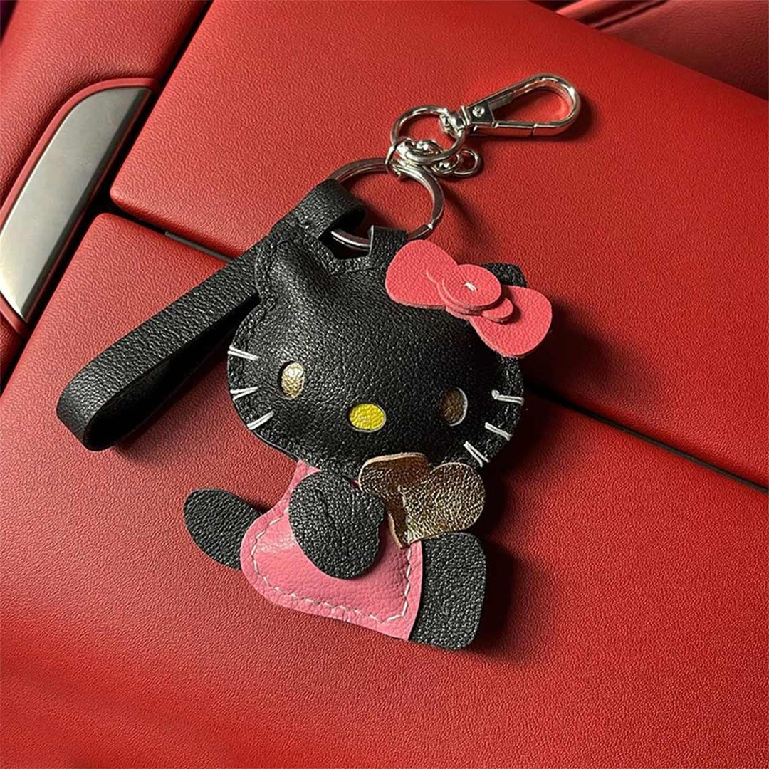 Kitty Keychain Leather Kit | Supports Customization