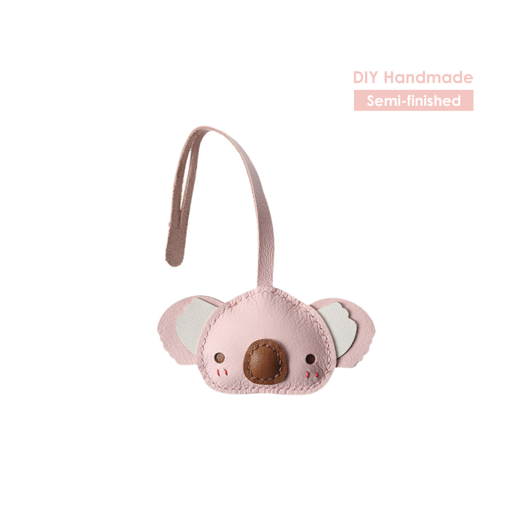 POPSEWING® Sheep Leather Cute Koala Keychain DIY Kit