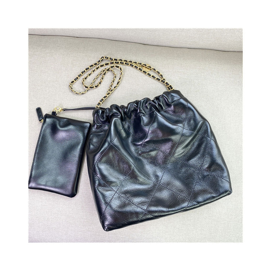 Chloé Camera Chain Bag In Shiny Leather | Chloé US