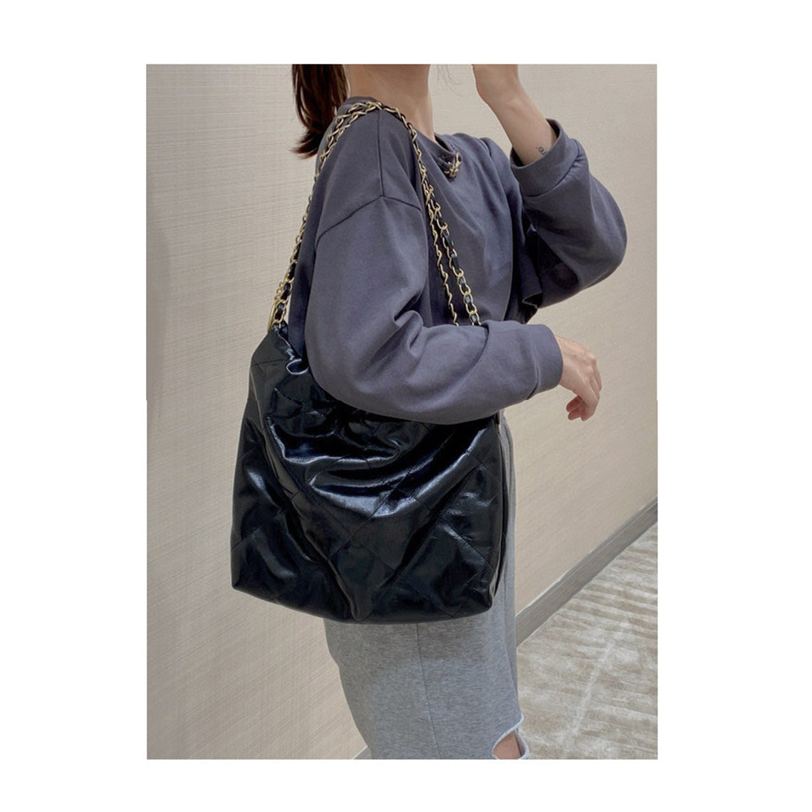 Leather Shoulder Bag for Women - POPSEWING