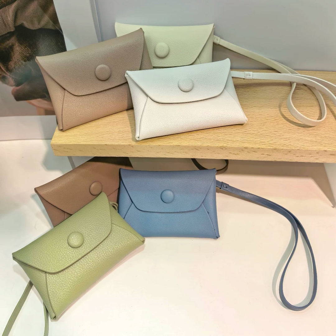 Leather Wrist Change Purse